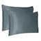 Homeroots 20 x 26 in. Gray Dreamy Silky Satin Standard Size Pillowcases 387861 - alternate 1